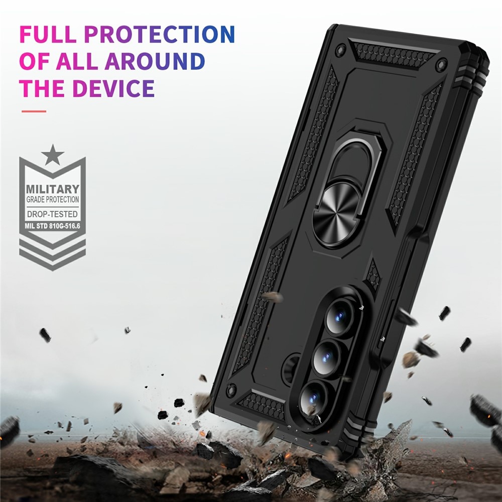 Funda híbrida Tech Ring Samsung Galaxy Z Fold 7 negro