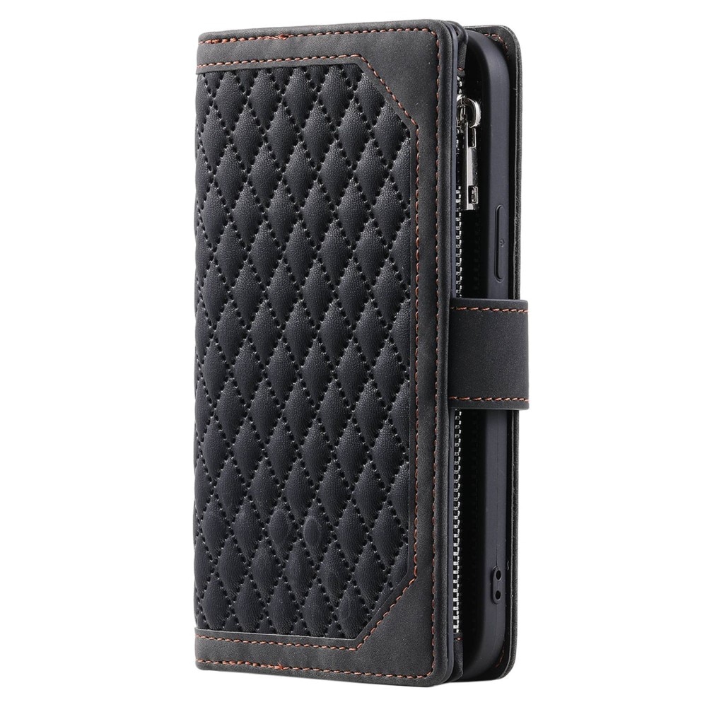 Funda acolchada tipo billetera Samsung Galaxy Z Fold 4 Negro