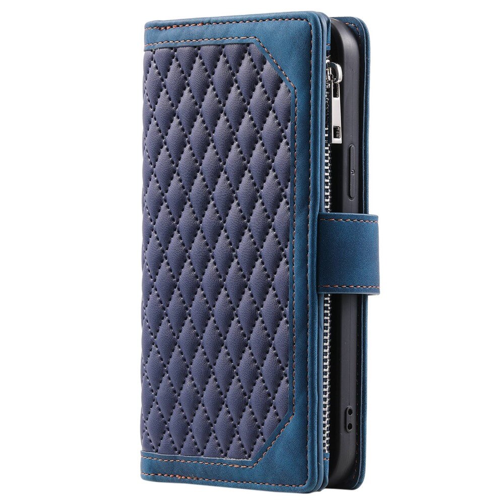 Funda acolchada tipo billetera Samsung Galaxy Z Fold 4 Azul