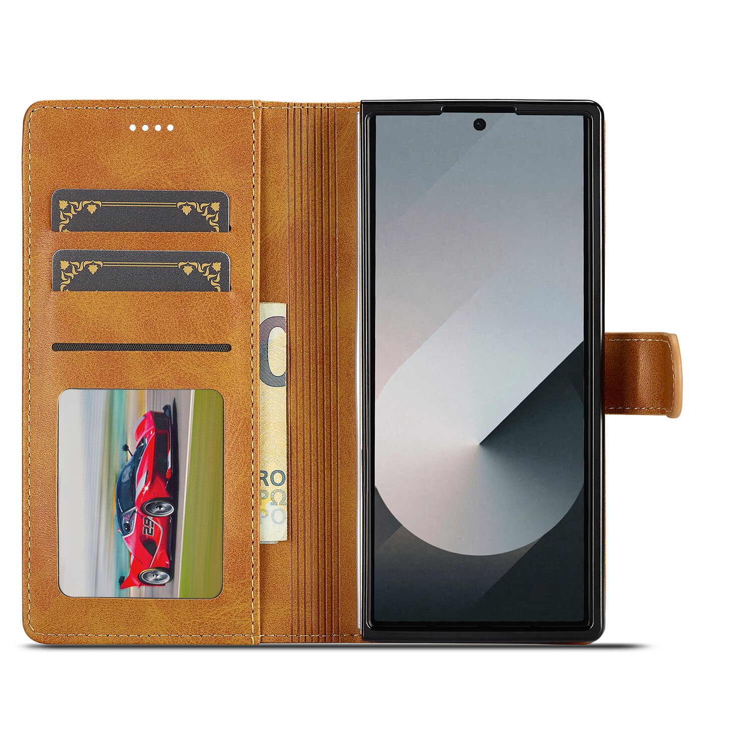Cartera Samsung Galaxy Z Fold 7 Cognac