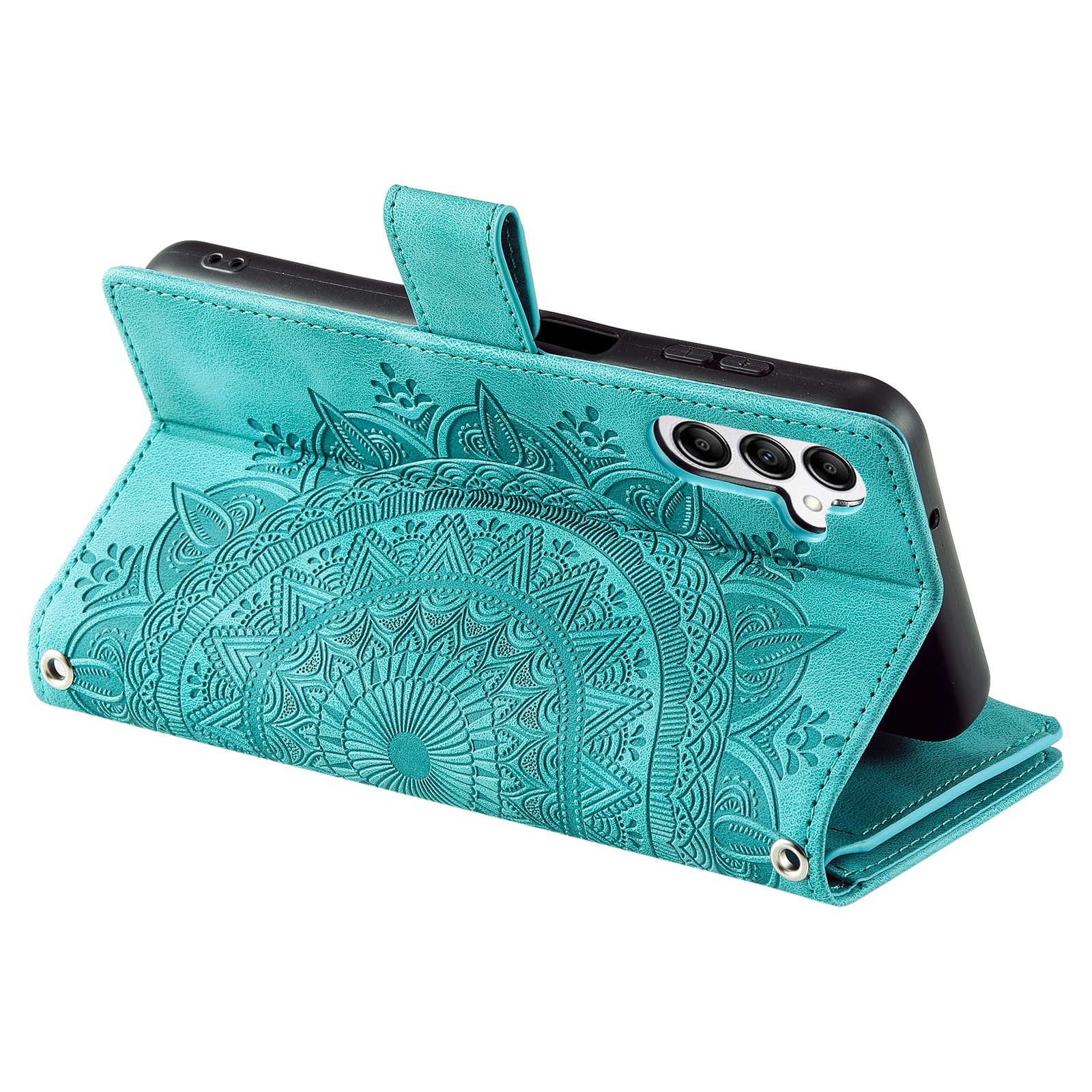 Funda Mandala tipo billetera Samsung Galaxy S25 FE, Verde