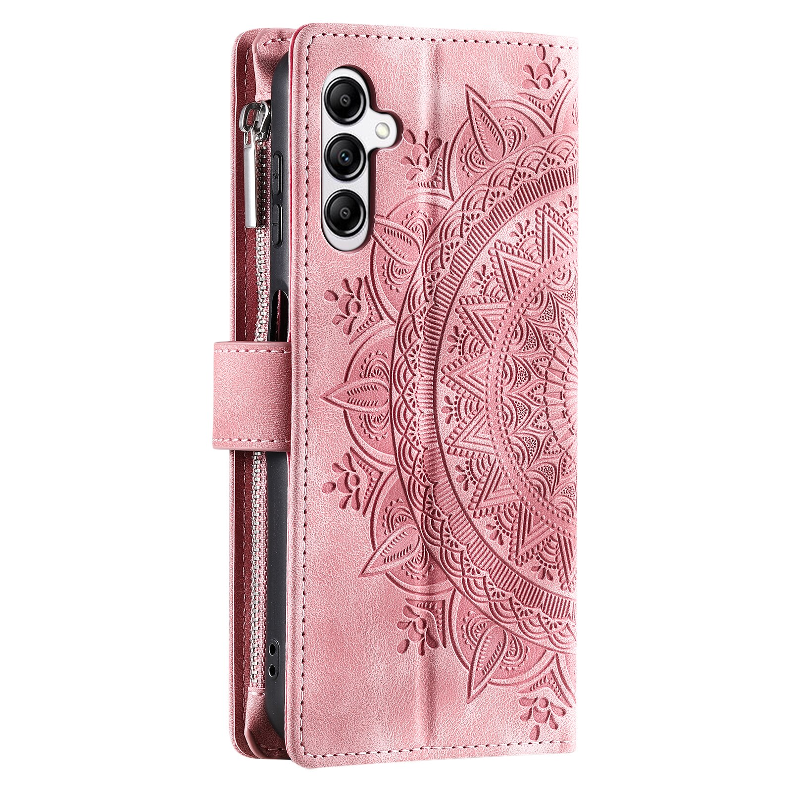 Funda Mandala tipo billetera Samsung Galaxy S25 FE, Rosa