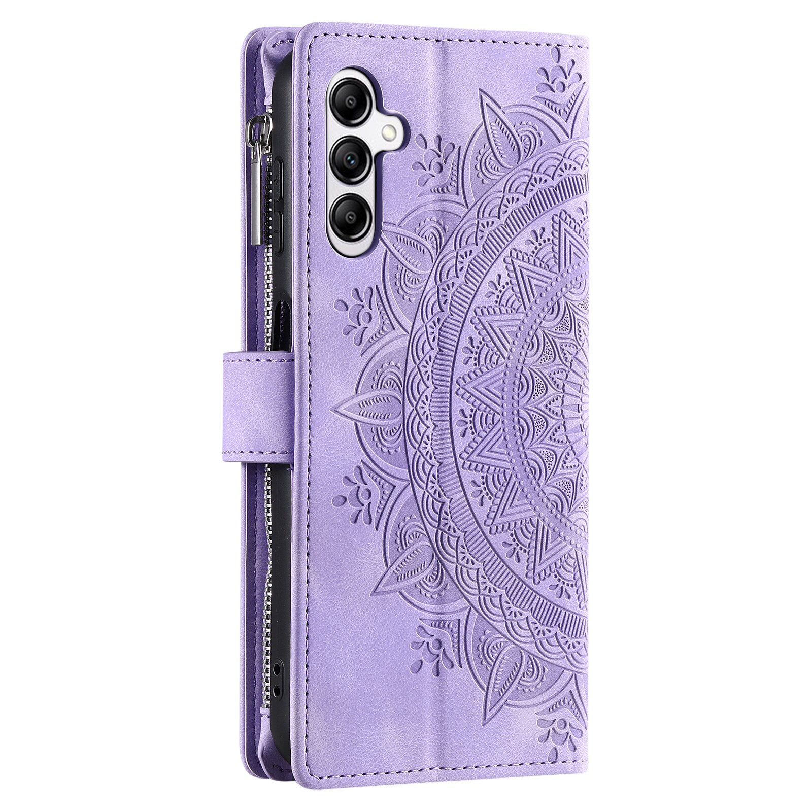 Funda Mandala tipo billetera Samsung Galaxy S25 FE, Púrpura