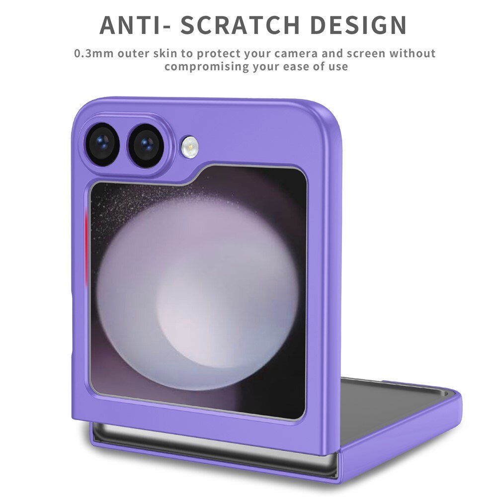 Funda magnética con porta anillos Samsung Galaxy Z Flip 7 Púrpura