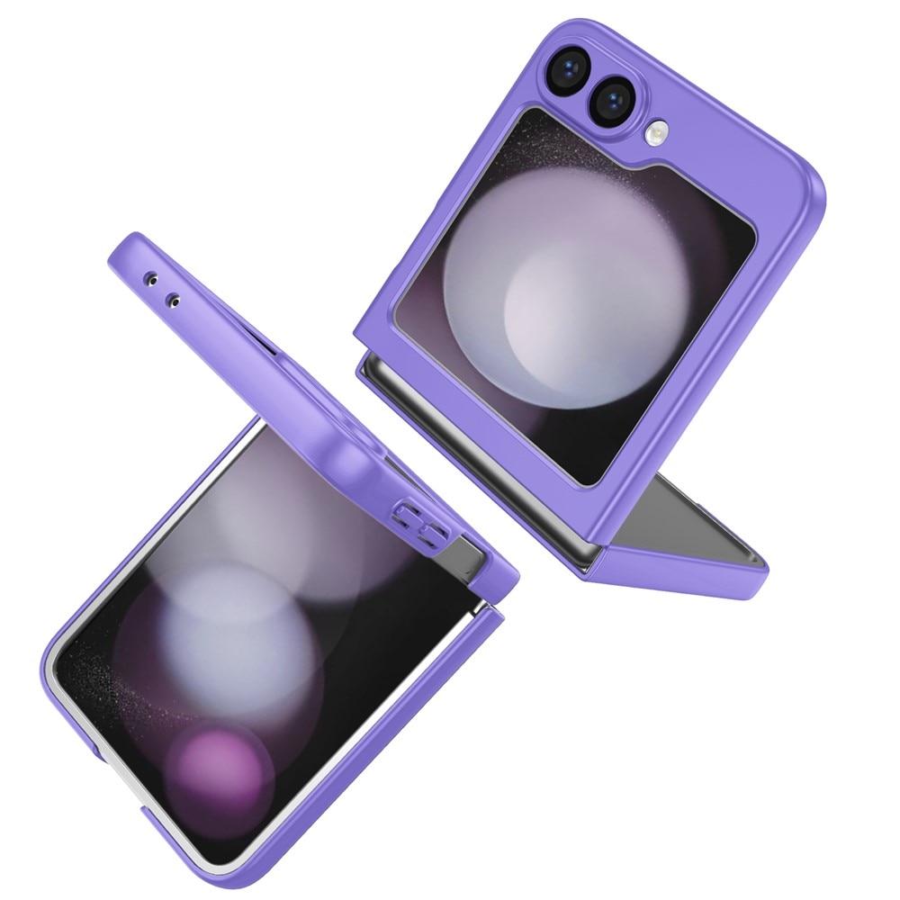 Funda magnética con porta anillos Samsung Galaxy Z Flip 7 Púrpura