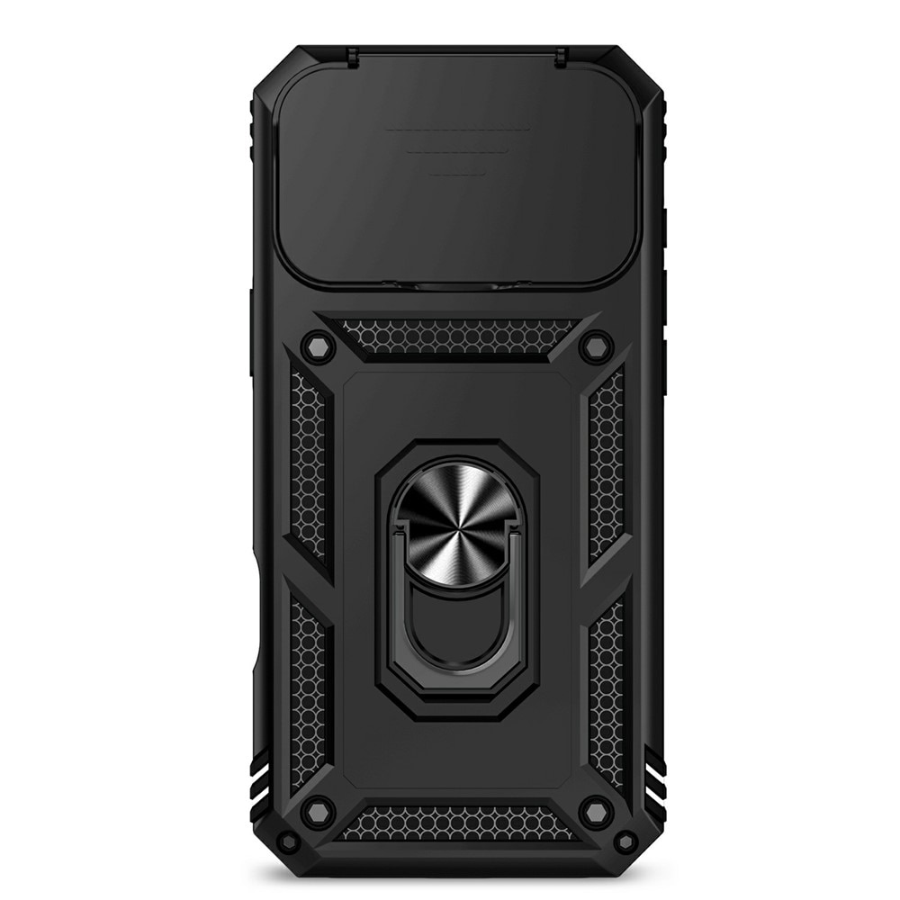 Funda híbrida Ring y Protector Cámara iPhone 17 Pro Negro