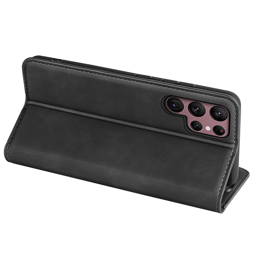 Funda delgada cartera Samsung Galaxy S23 Ultra Negro