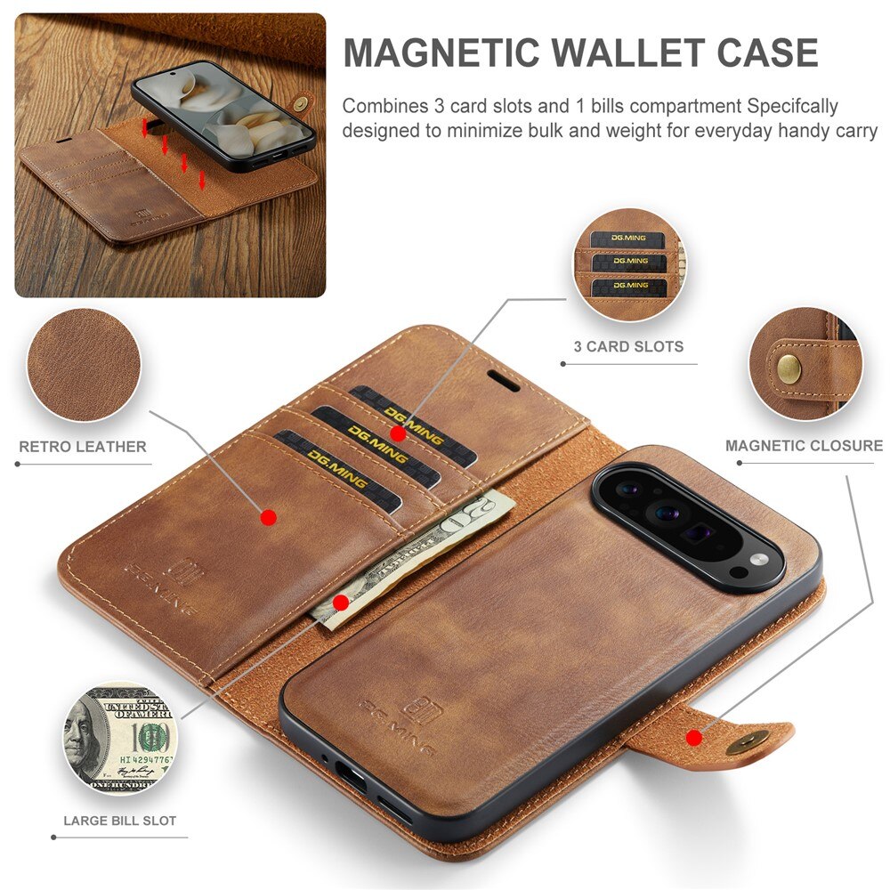 Cartera Magnet Wallet Google Pixel 10 Pro XL Cognac