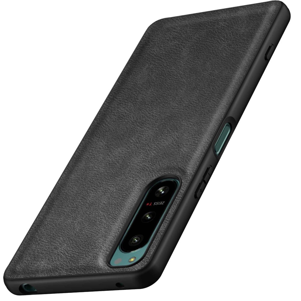 Funda de cuero Sony Xperia 5 IV Negro