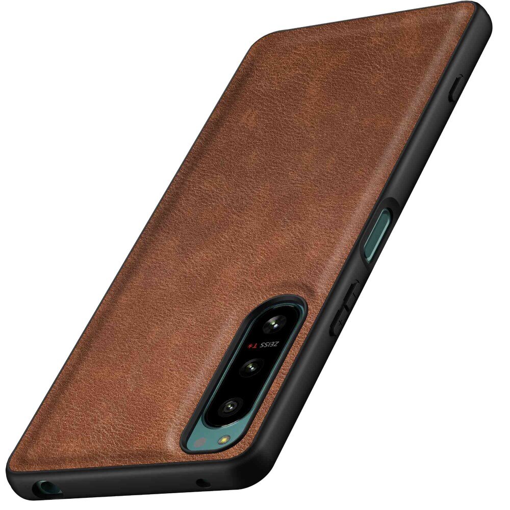 Funda de cuero Sony Xperia 5 IV Marrón