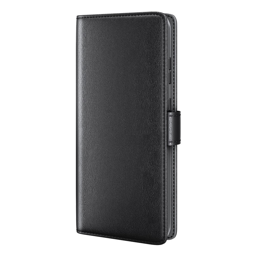 Funda de cuero genuino Samsung Galaxy S23 Ultra, Negro