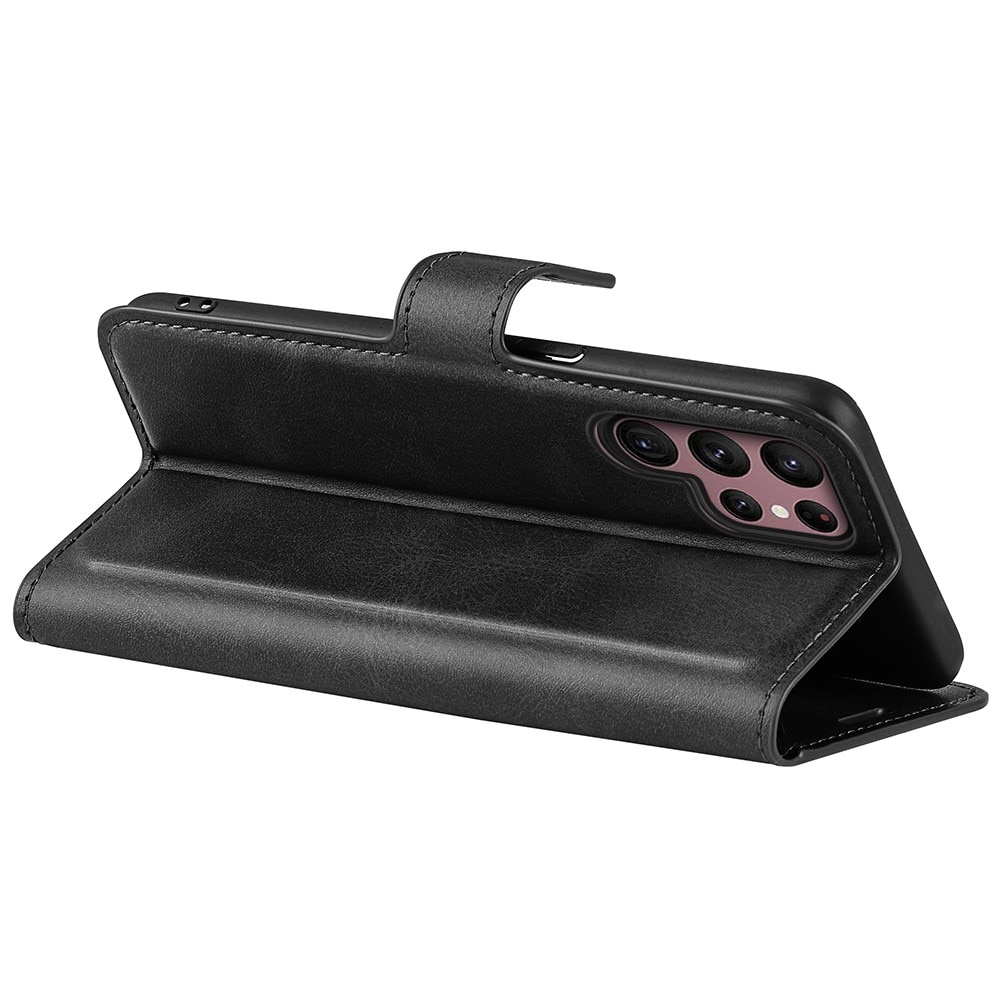 Cartera Leather Wallet Samsung Galaxy S23 Ultra Black