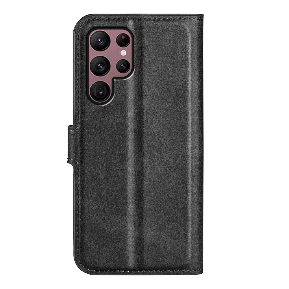 Cartera Leather Wallet Samsung Galaxy S23 Ultra Black