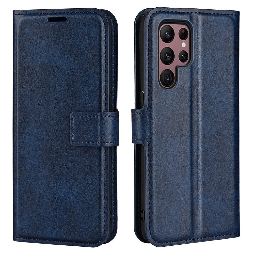 Cartera Leather Wallet Samsung Galaxy S23 Ultra Blue