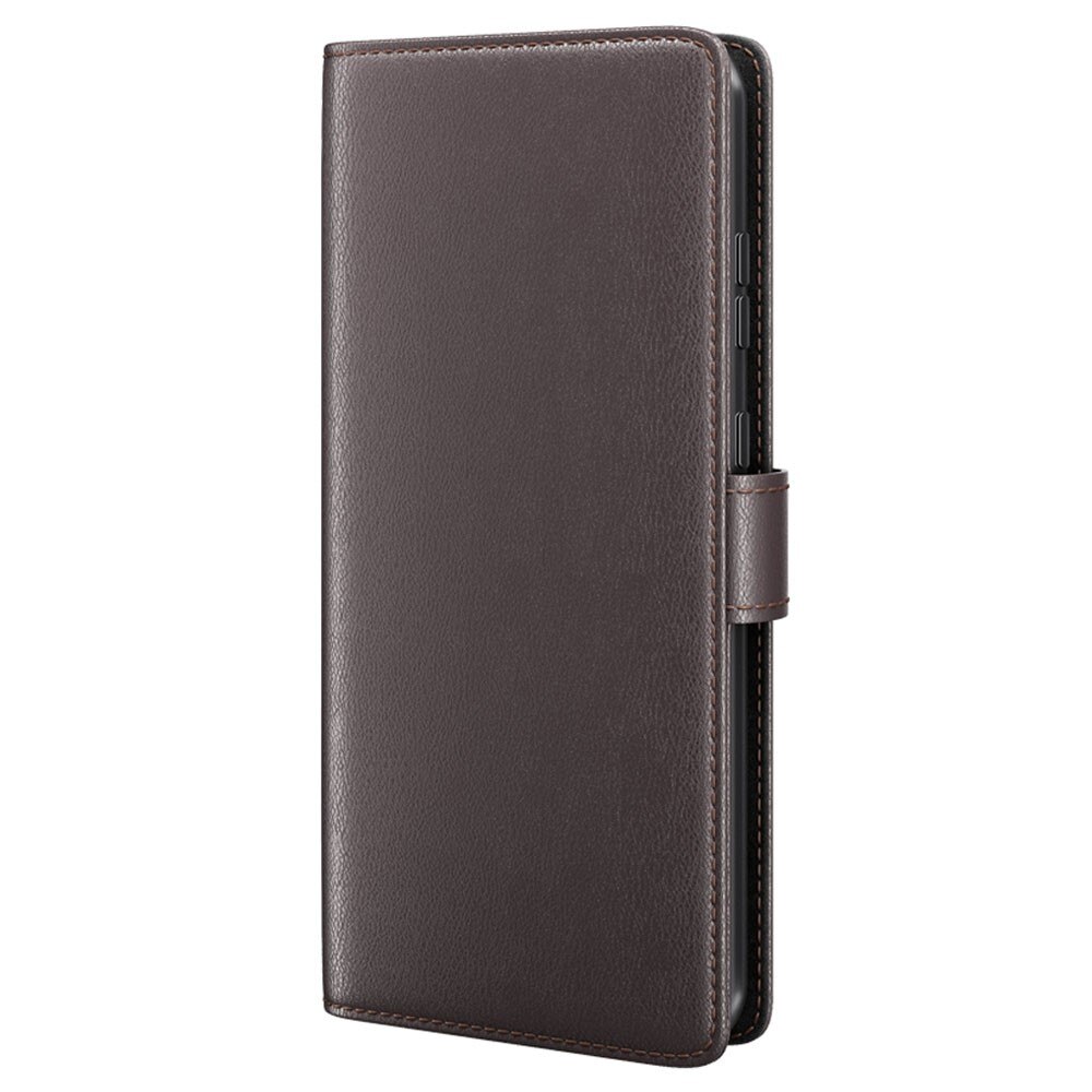 Funda de cuero genuino Samsung Galaxy S23 Plus, Marrón
