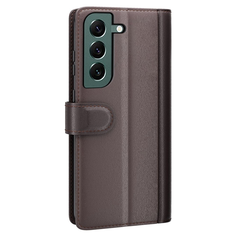 Funda de cuero genuino Samsung Galaxy S23, Marrón