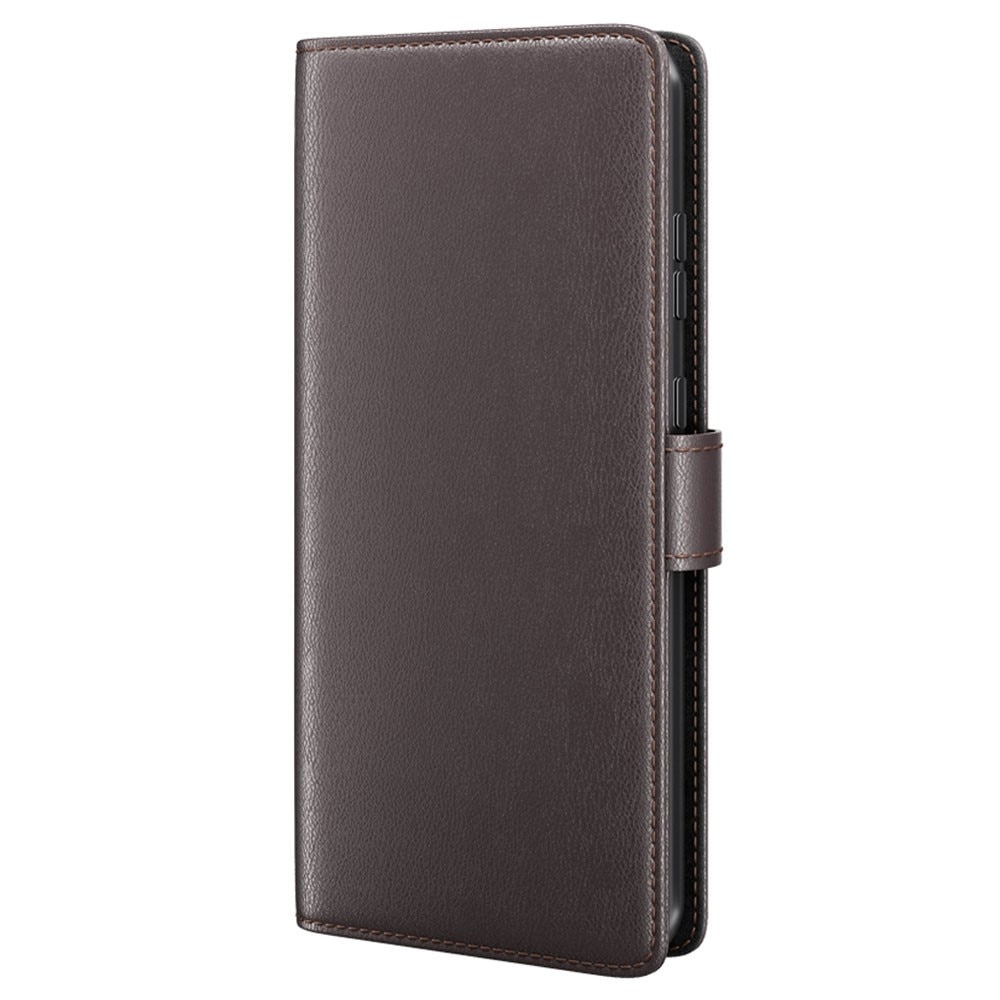 Funda de cuero genuino Samsung Galaxy S23, Marrón