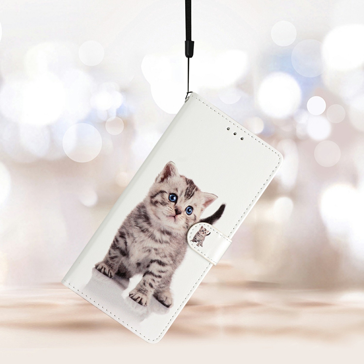 Funda cartera Samsung Galaxy S25 FE gatito