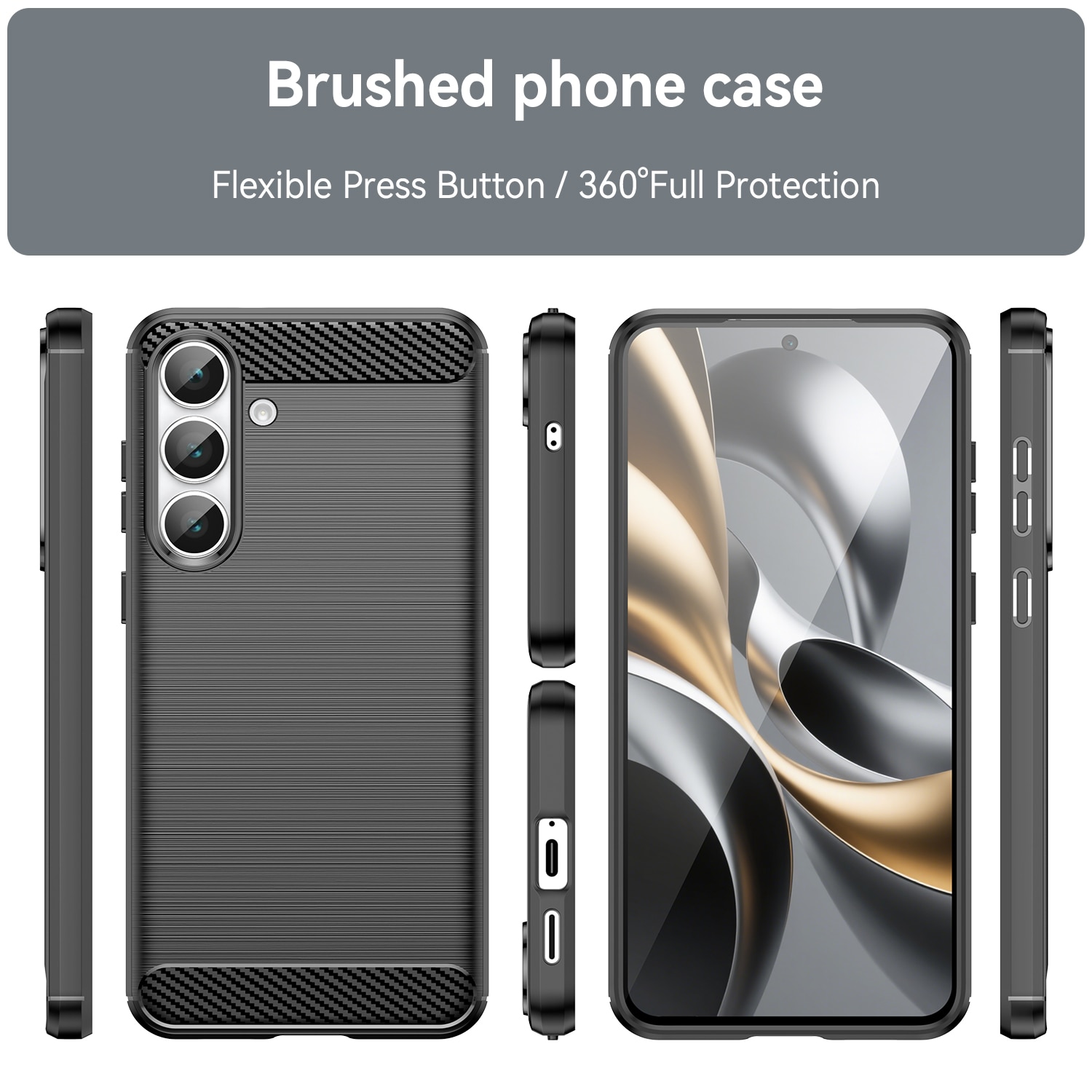 Funda TPU Brushed Samsung Galaxy S25 FE [F
