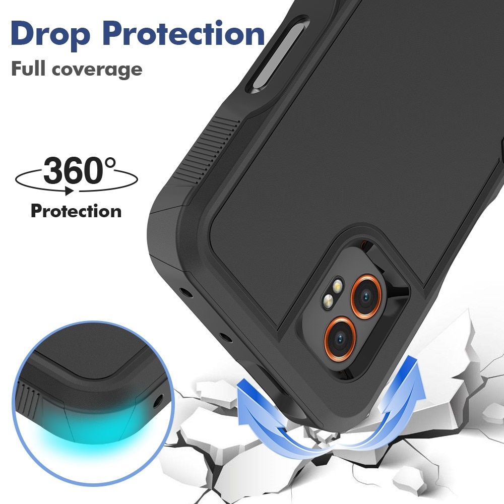 Funda híbrida Off-road Samsung Galaxy Xcover 7 Pro, negro