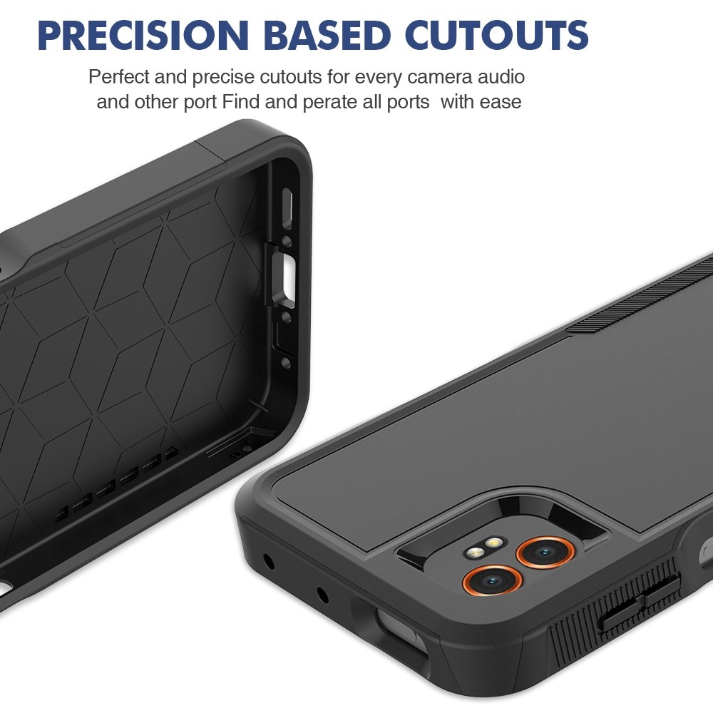 Funda híbrida Off-road Samsung Galaxy Xcover 7 Pro, negro