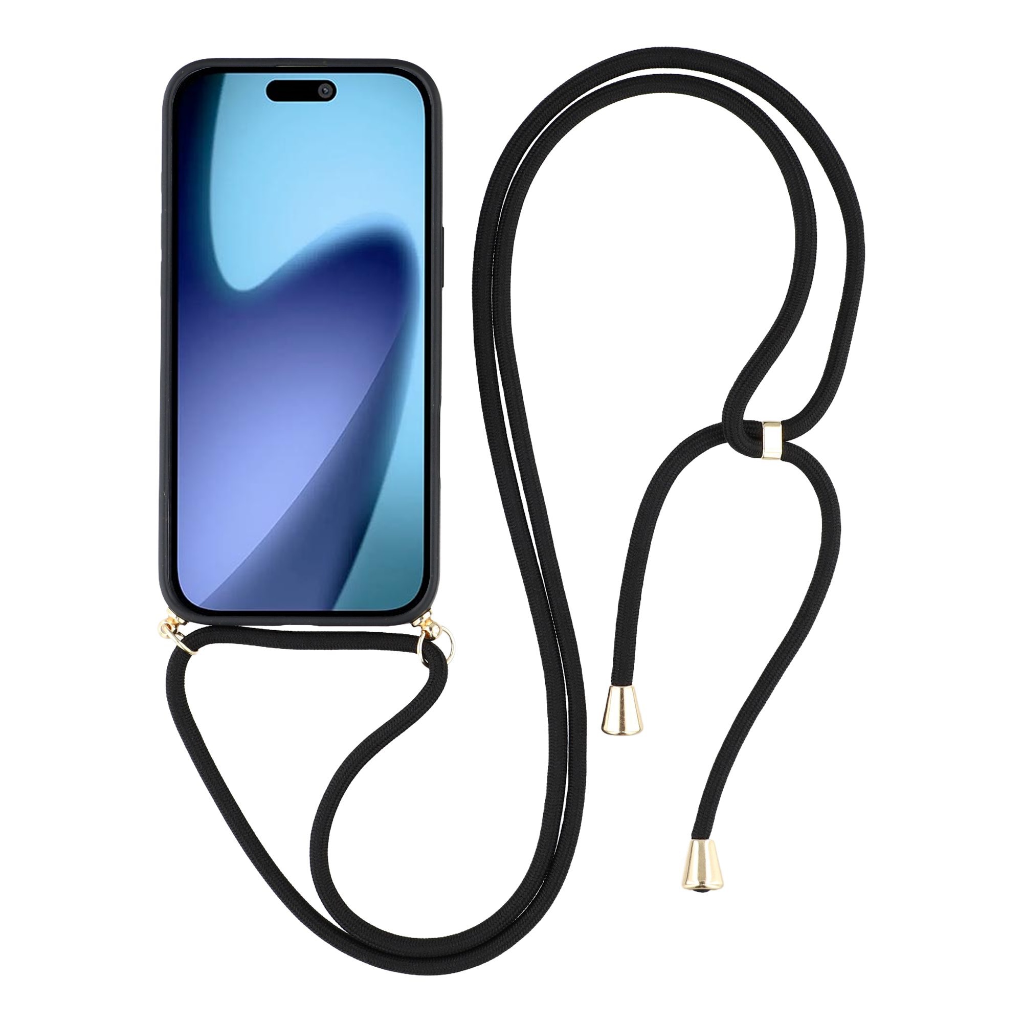 Funda con correa colgante iPhone 17 Pro Max negro
