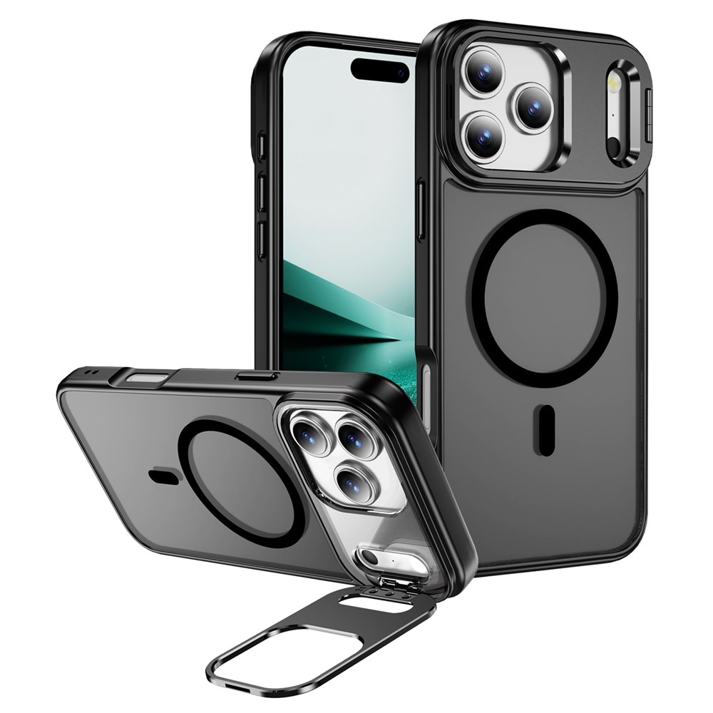 Funda híbrida Kickstand MagSafe iPhone 17 Pro Negro