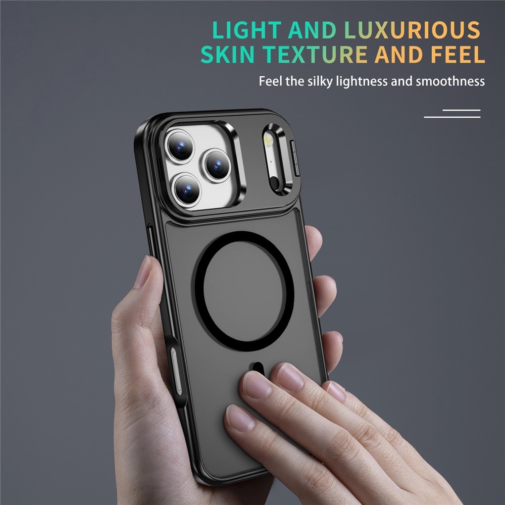 Funda híbrida Kickstand MagSafe iPhone 17 Pro Negro