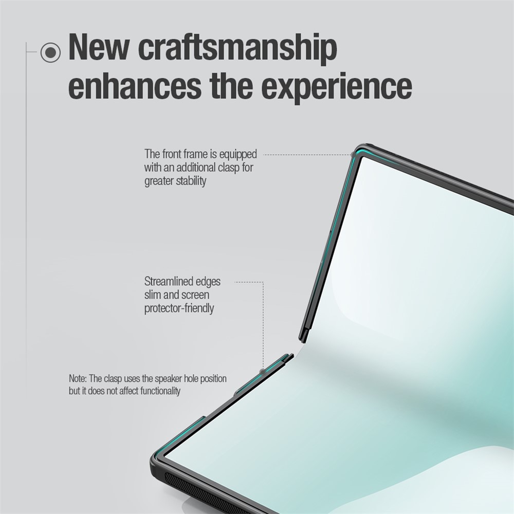 Frosted Shield MagSafe Samsung Galaxy Z Fold 7 negro