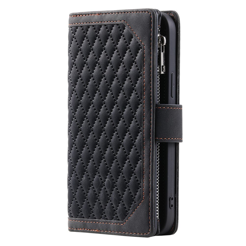 Funda acolchada tipo billetera iPhone 17 Negro