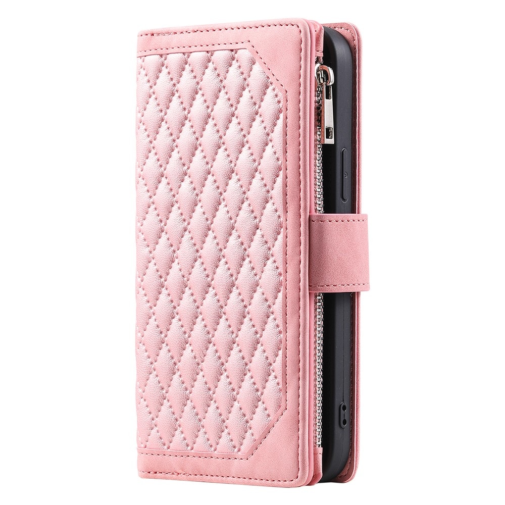 Funda acolchada tipo billetera iPhone 17 Rosa