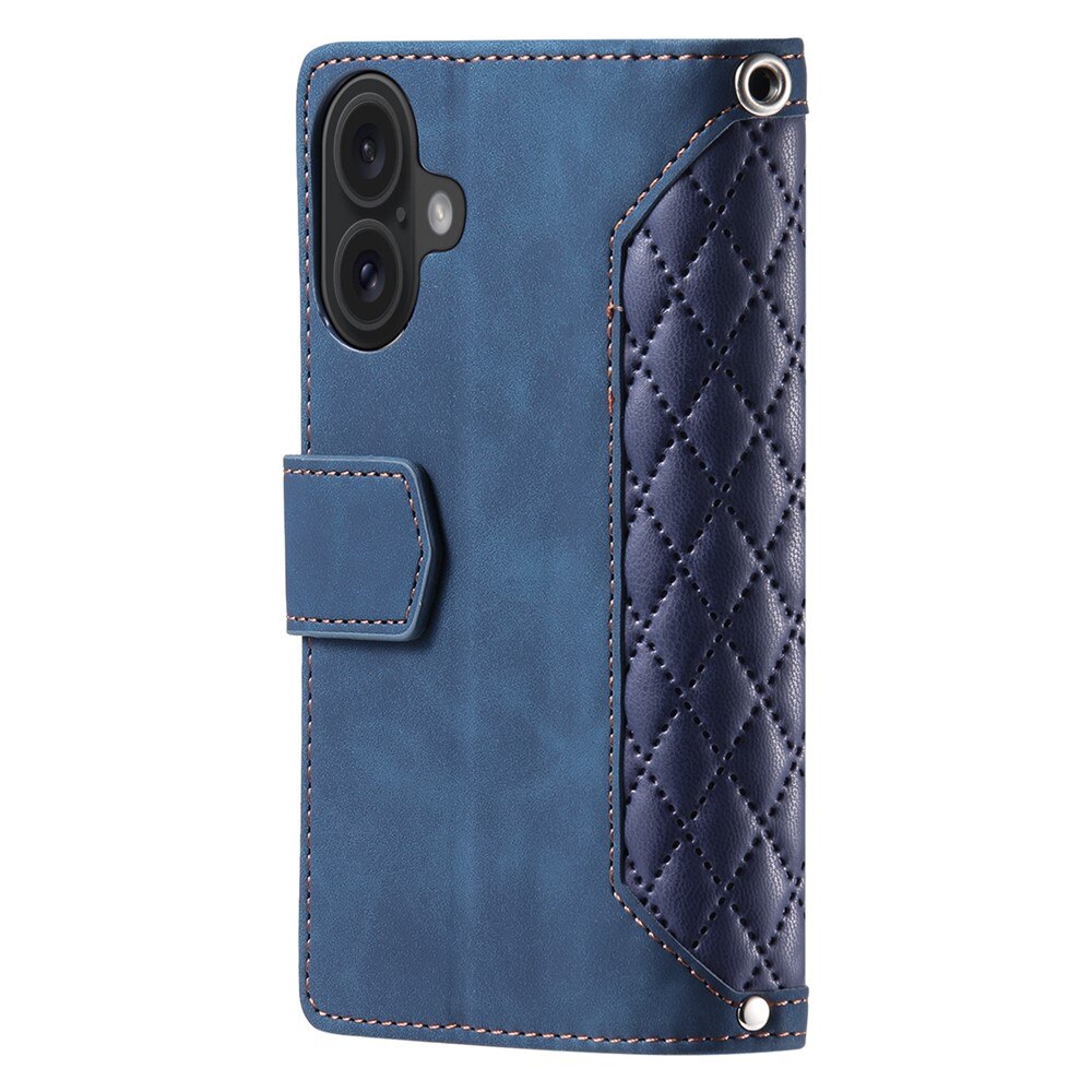 Funda acolchada tipo billetera iPhone 17 Azul