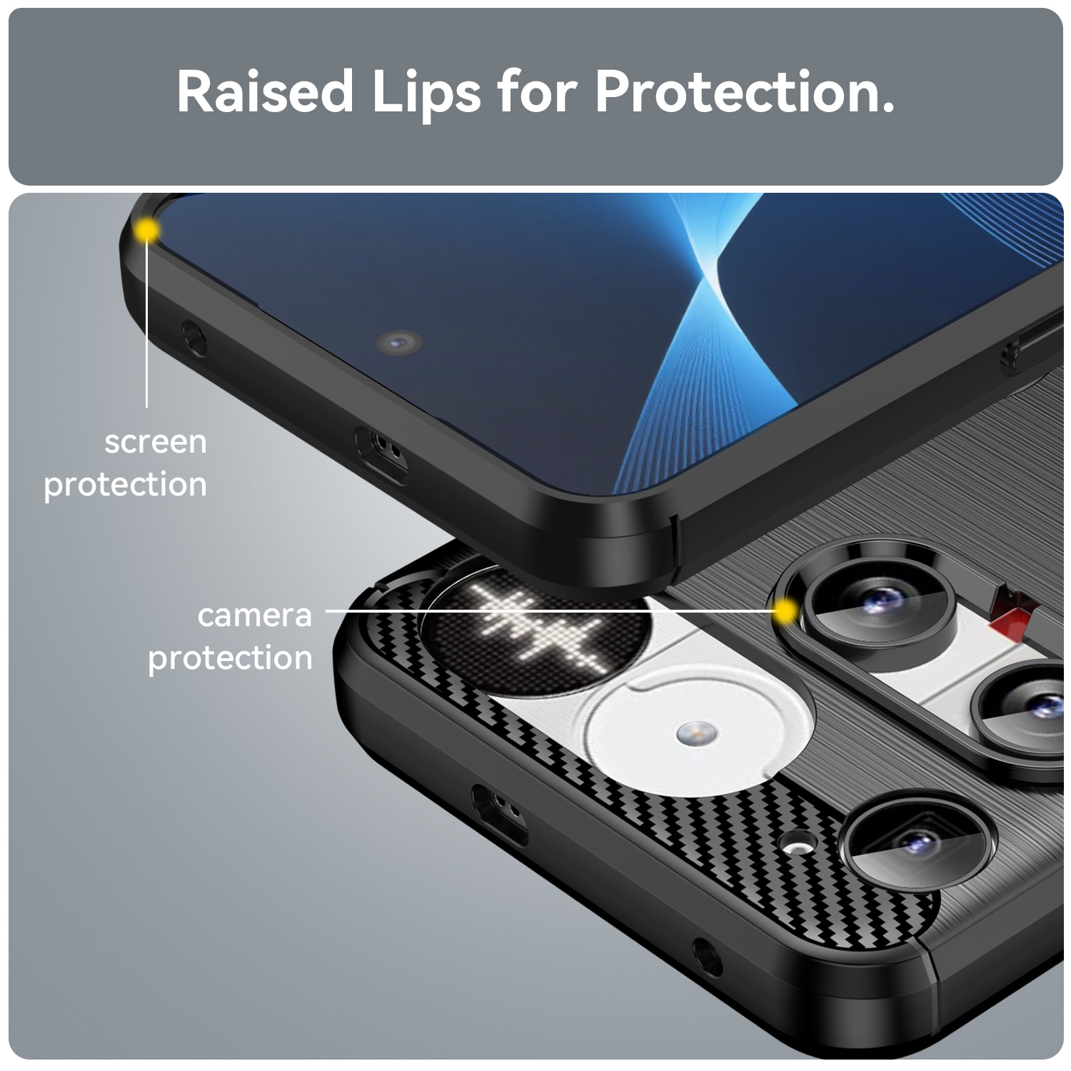 Funda TPU Brushed Nothing Phone 3 [F