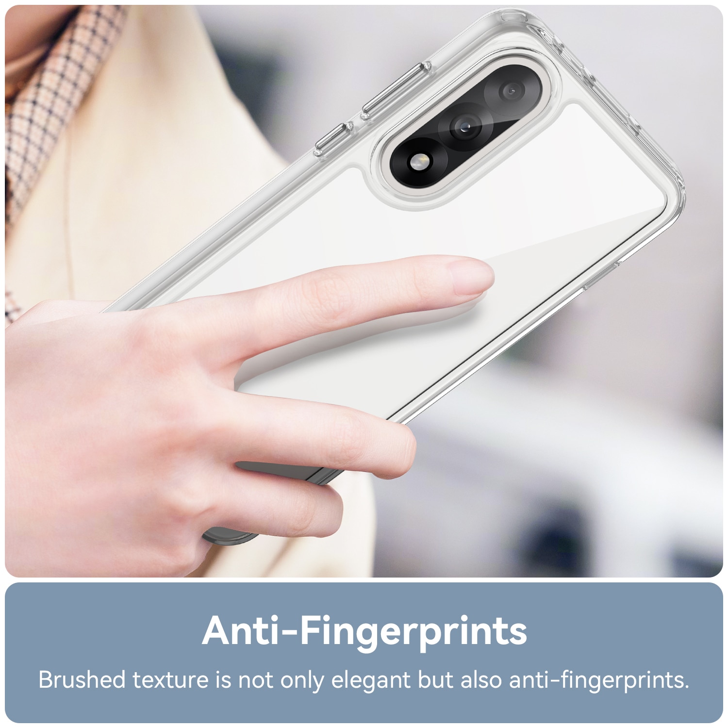 Funda híbrida para  OnePlus Nord 5 Transparente