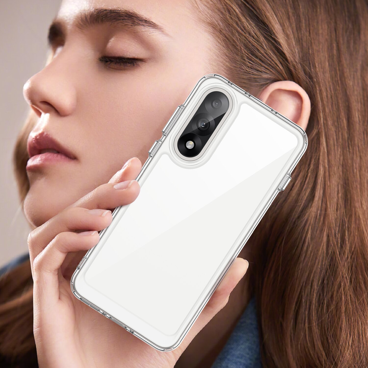 Funda híbrida para  OnePlus Nord 5 Transparente