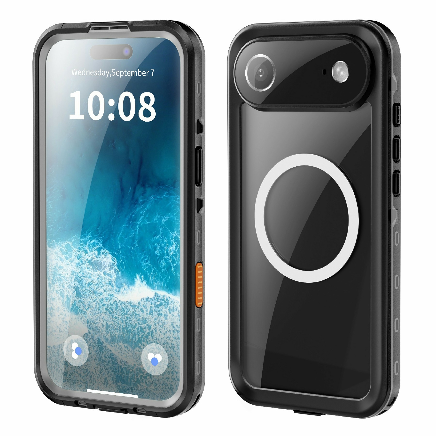 Funda Híbrida Impermeable iPhone 17 Air transparente