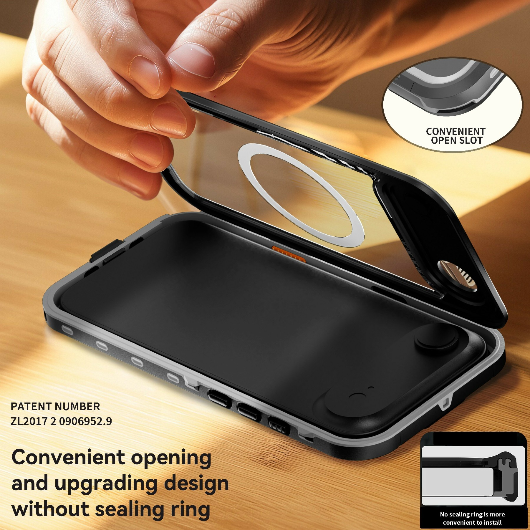 Funda Híbrida Impermeable iPhone 17 Air transparente