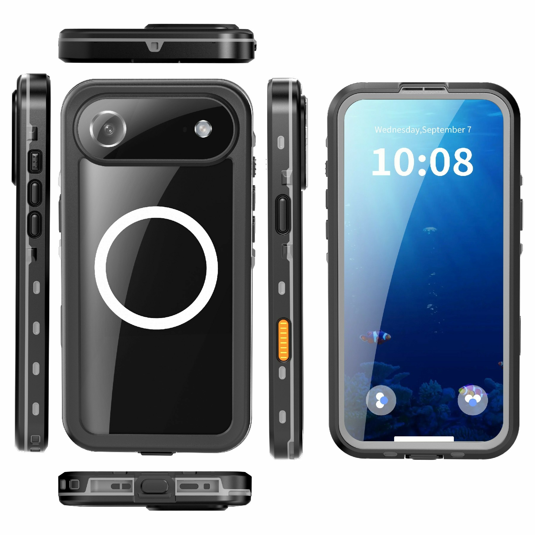 Funda Híbrida Impermeable iPhone 17 Air transparente