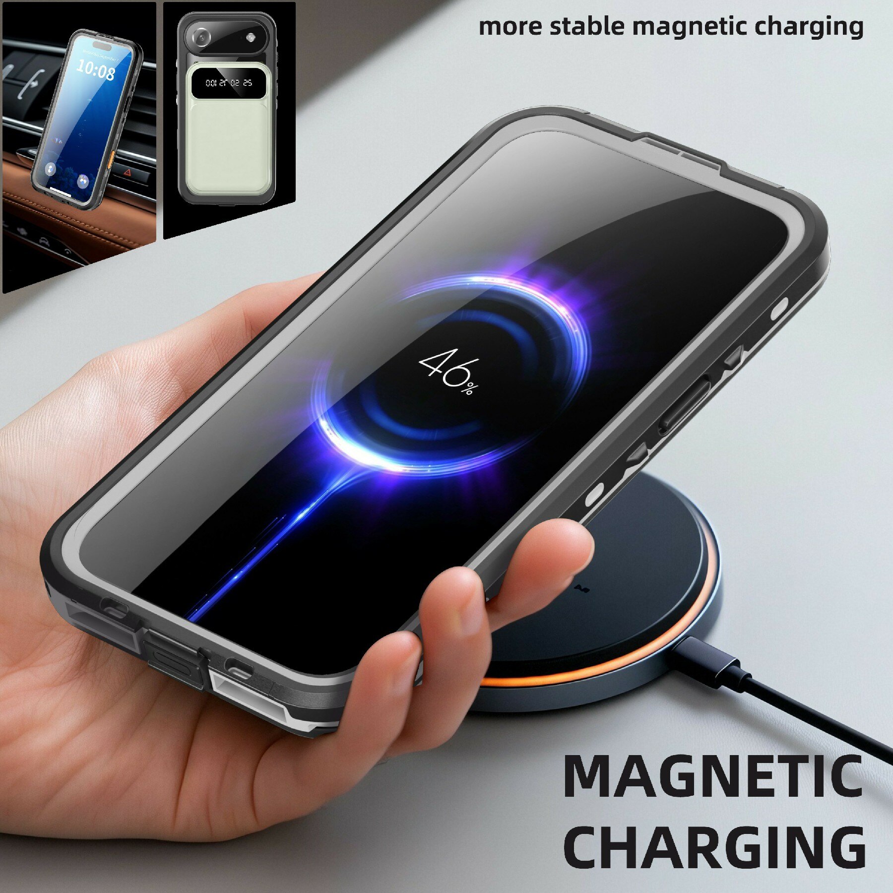 Funda Híbrida Impermeable iPhone 17 Air transparente