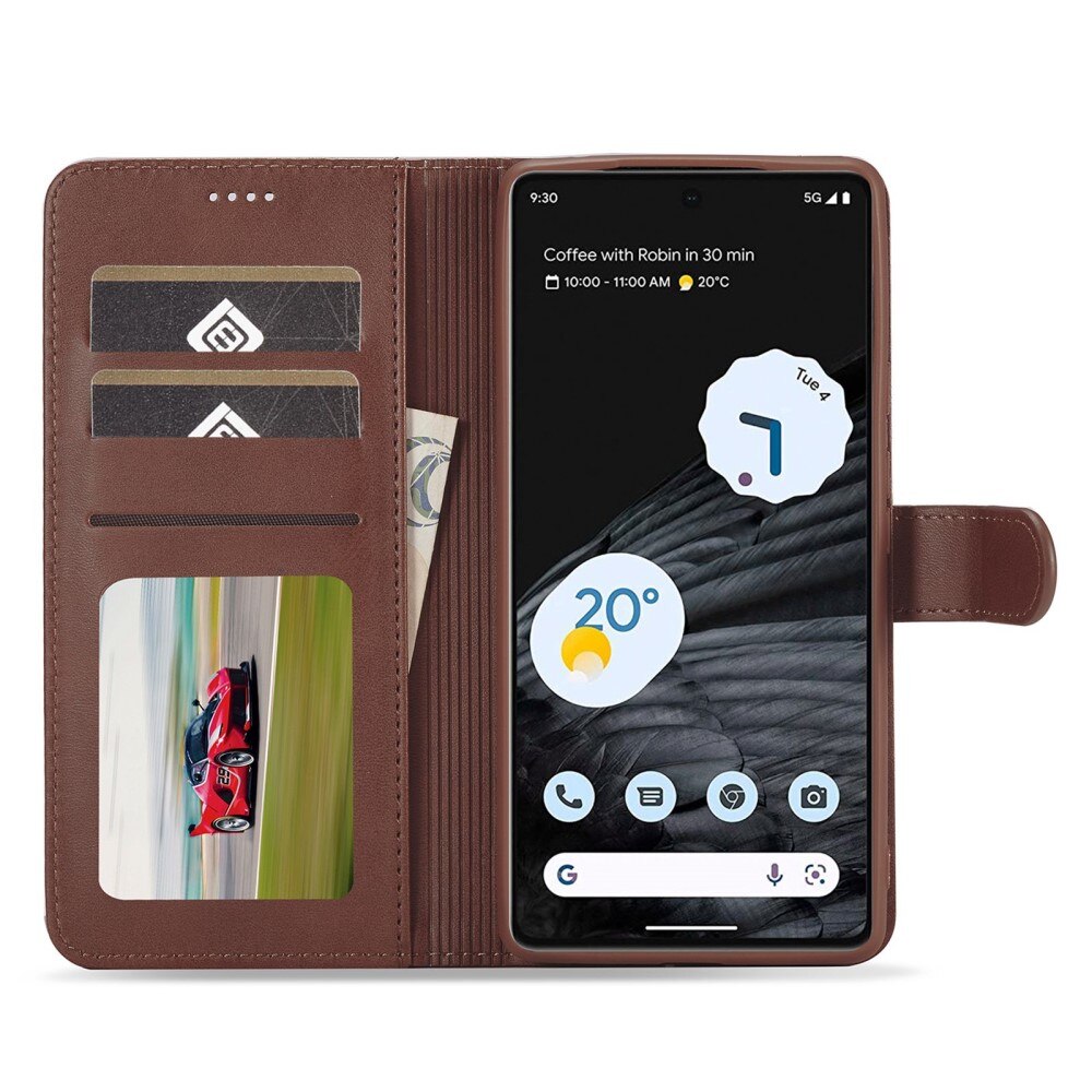 Funda tipo cartera Google Pixel 7 Pro Marrón