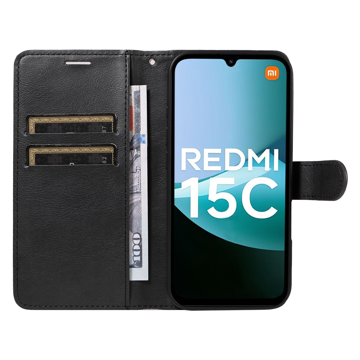 Cartera Xiaomi Redmi 15C negro