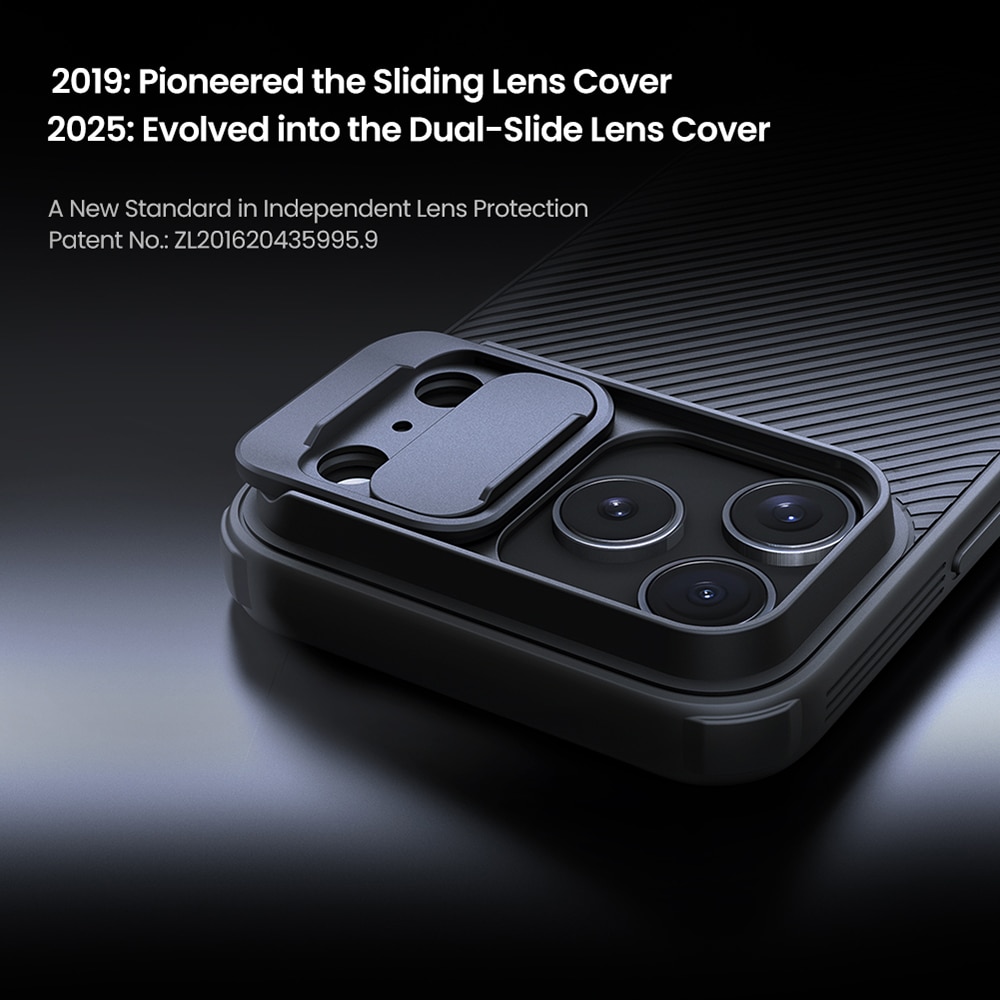 Funda CamShield iPhone 17 Pro Max Negro