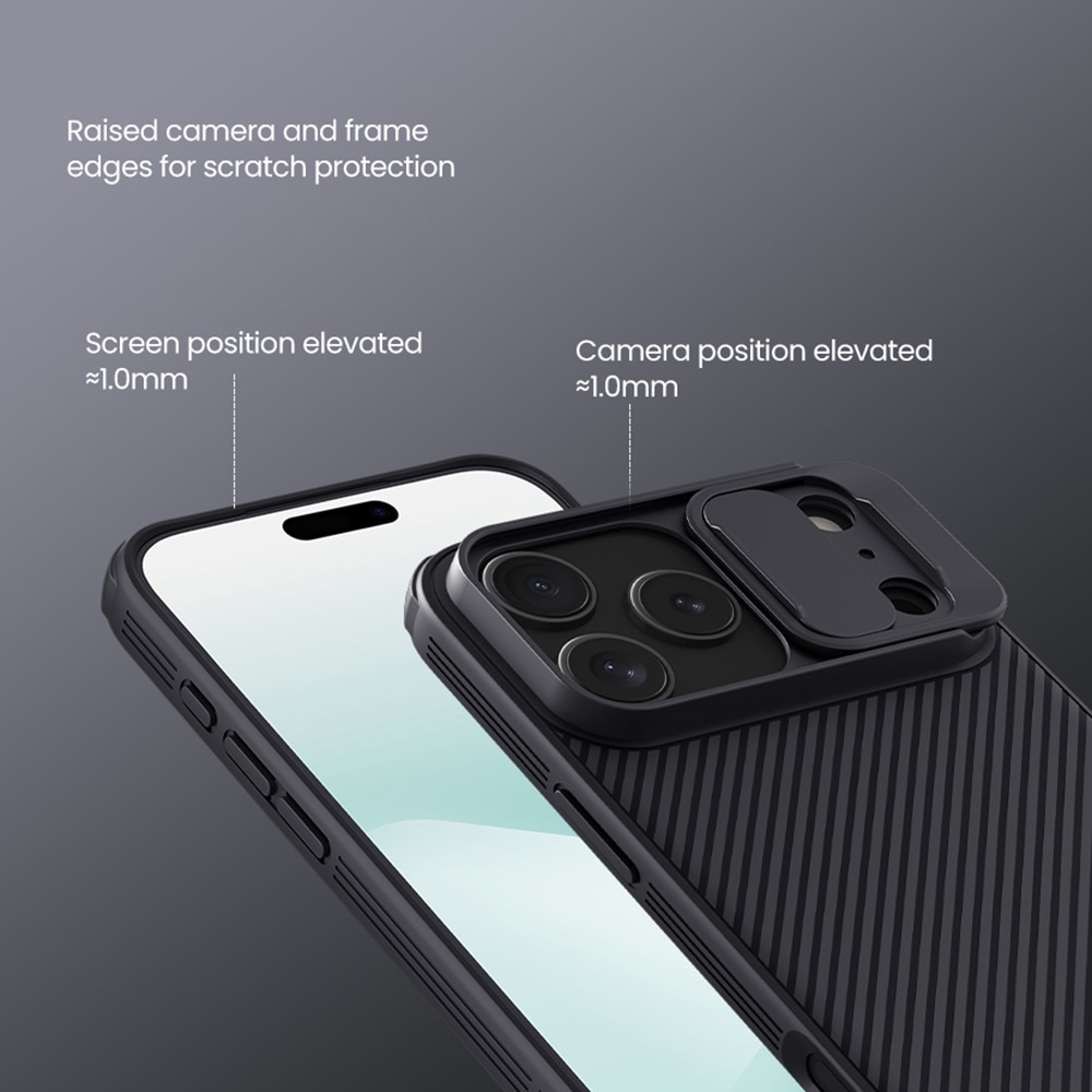 Funda CamShield iPhone 17 Pro Max Negro