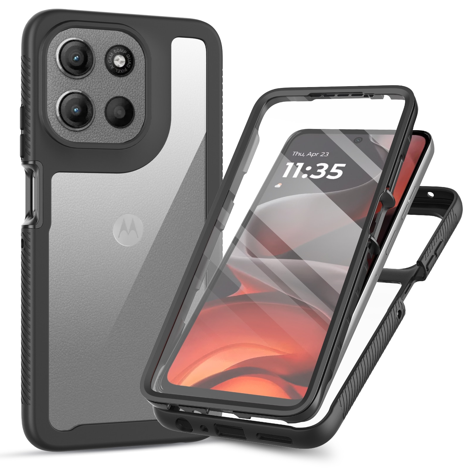 Funda Full Protection Motorola Moto G86 Negro