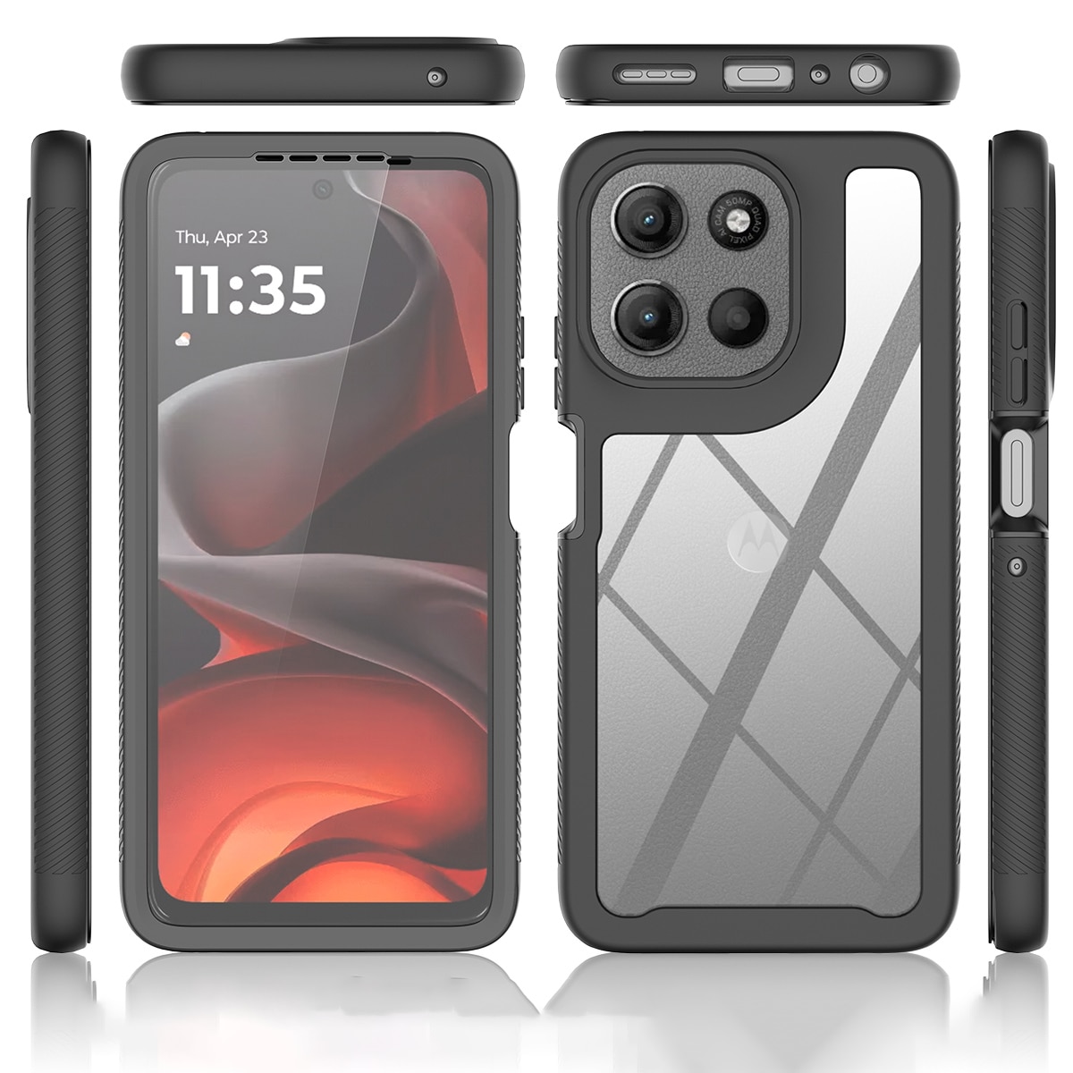 Funda Full Protection Motorola Moto G86 Negro