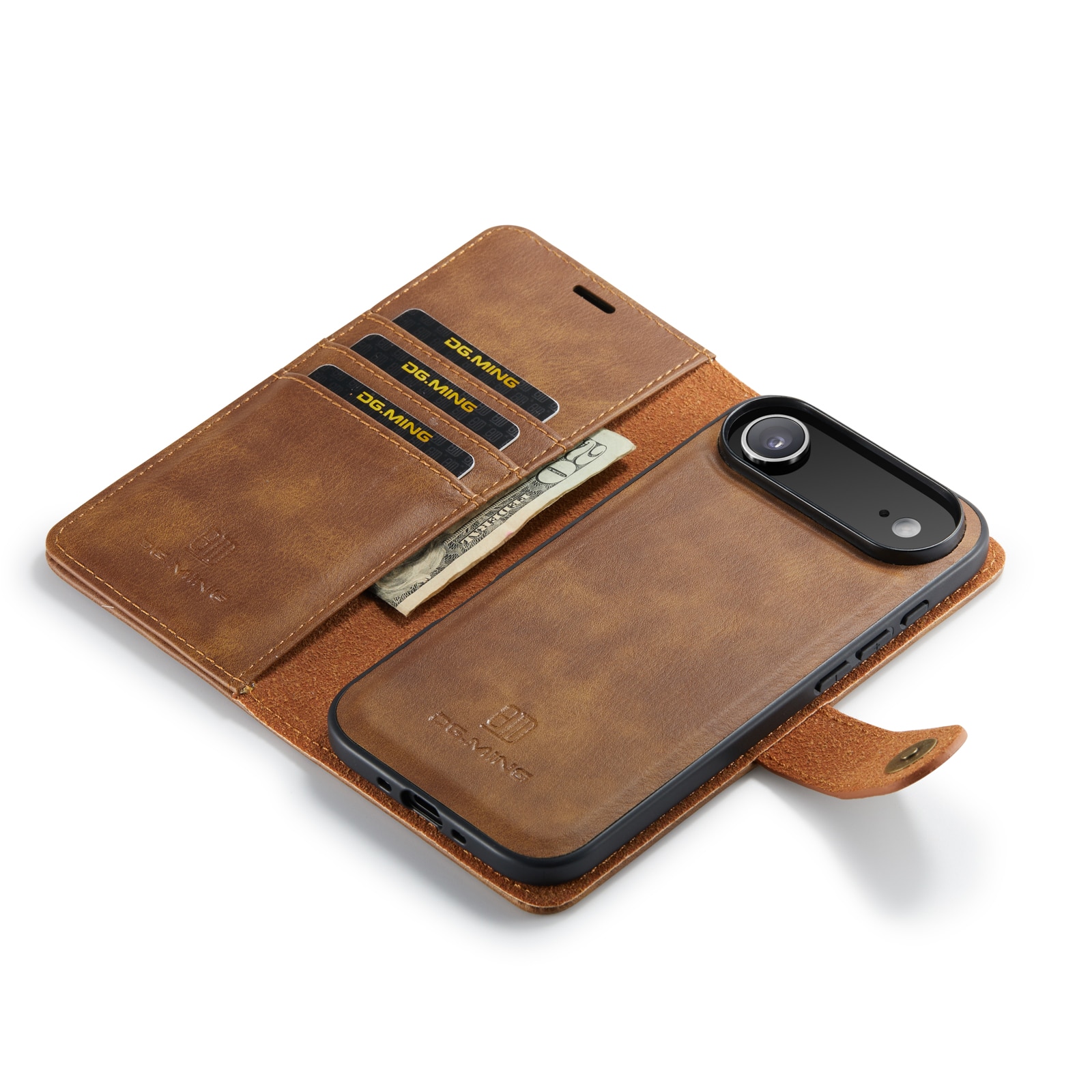 Cartera Magnet Wallet iPhone 17 Air Cognac