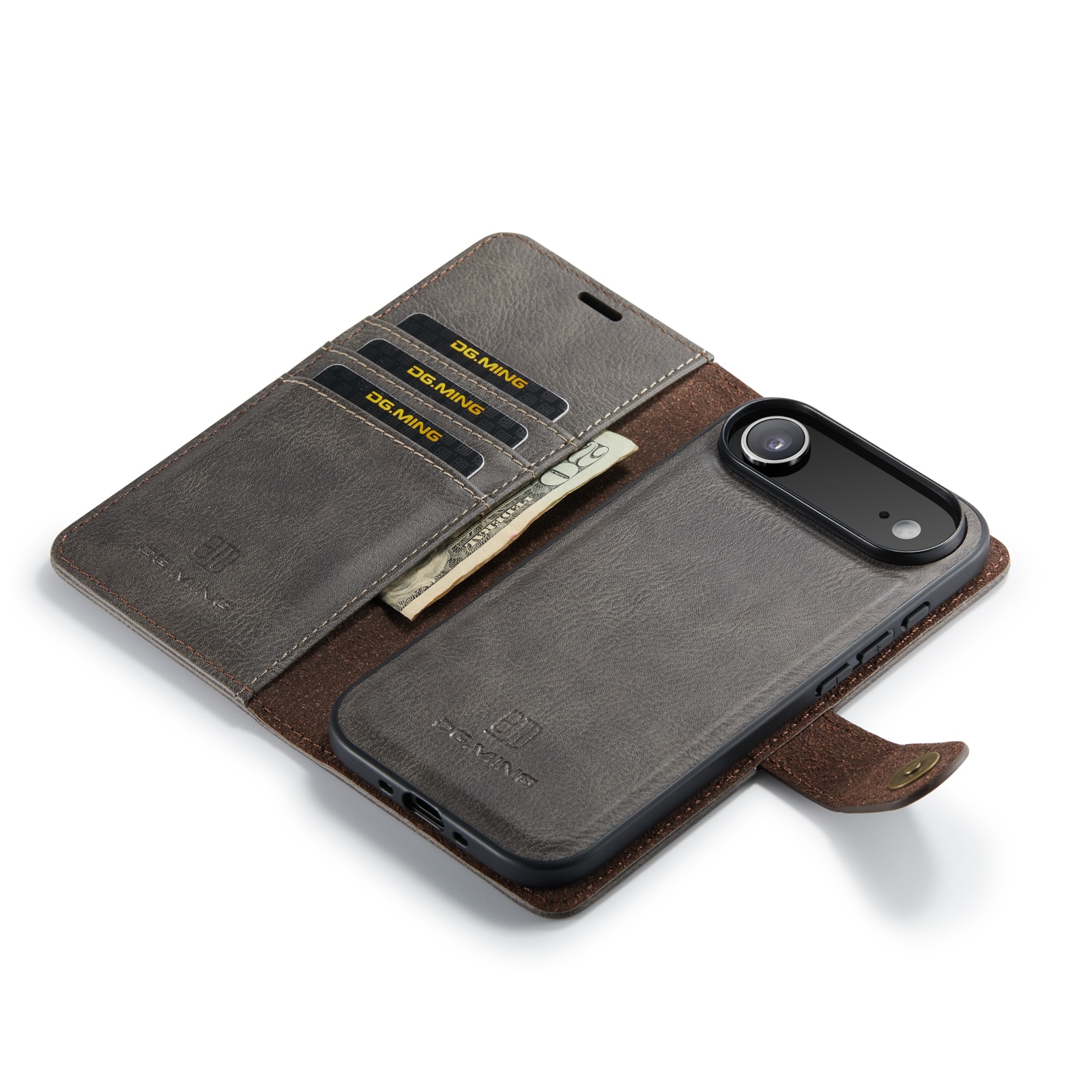 Cartera Magnet Wallet iPhone 17 Air Brown