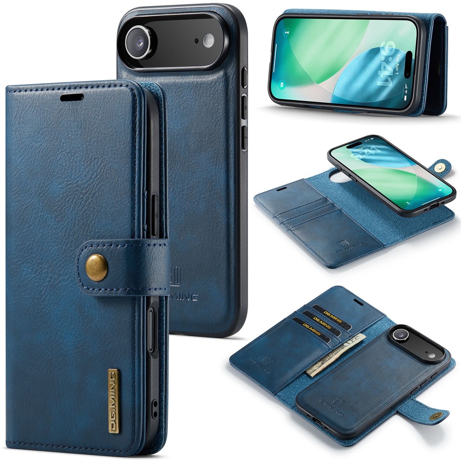 Cartera Magnet Wallet iPhone 17 Air Blue