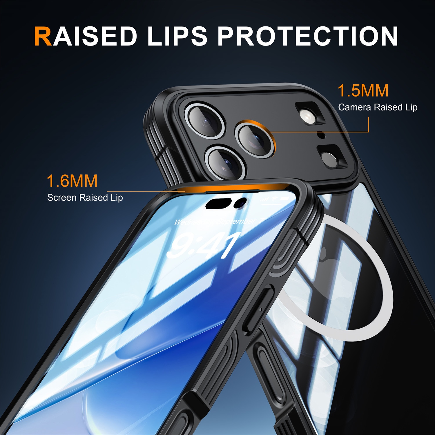Premium Funda Full Protection iPhone 17 Pro Black