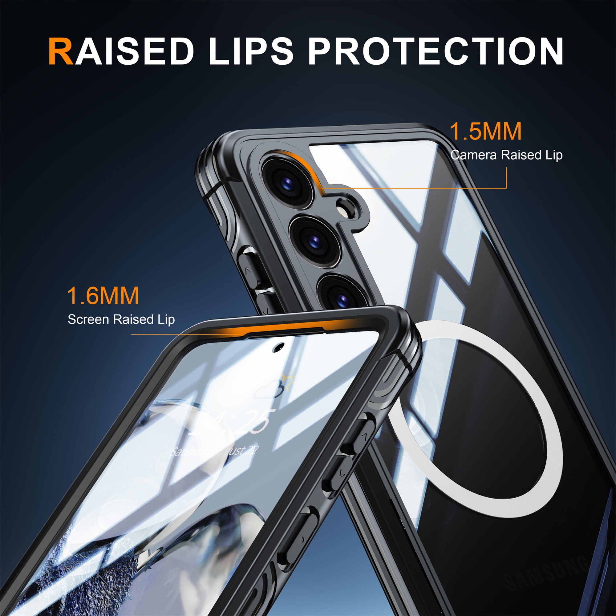 Premium Funda Full Protection Samsung Galaxy S25 FE Black